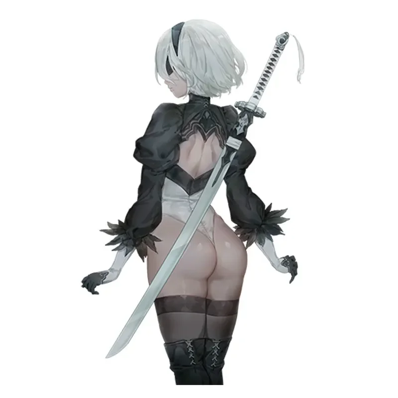

Cute Sexy Girl NieR Automata 2B Render Anime Car Sticker Styling Decal Bumper Window Laptop Decoration Accessories KK13*10cm