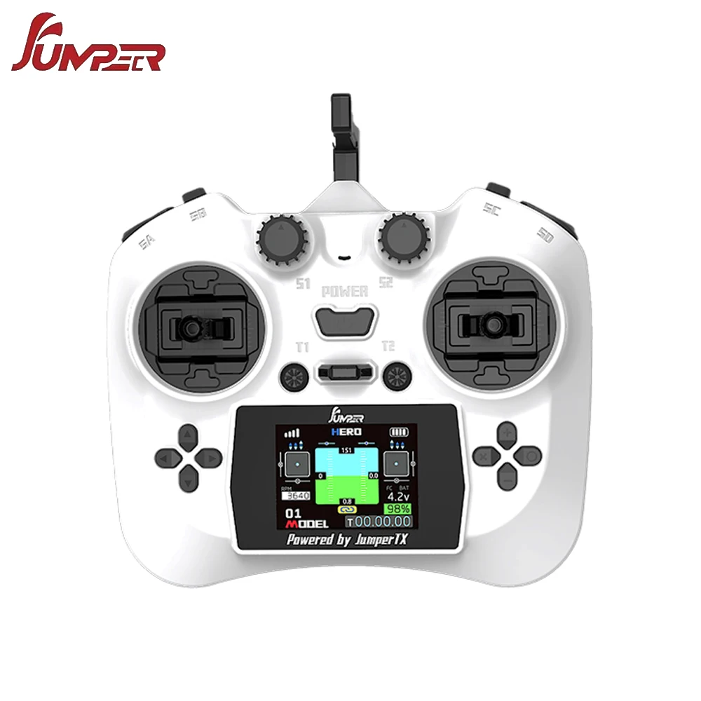 Jumper Smart 2.4Ghz 100mw 12CH Elrs EdgeTx Transmitter 18650 Lipo 8KM Distance For RC FPV Drone Accessories