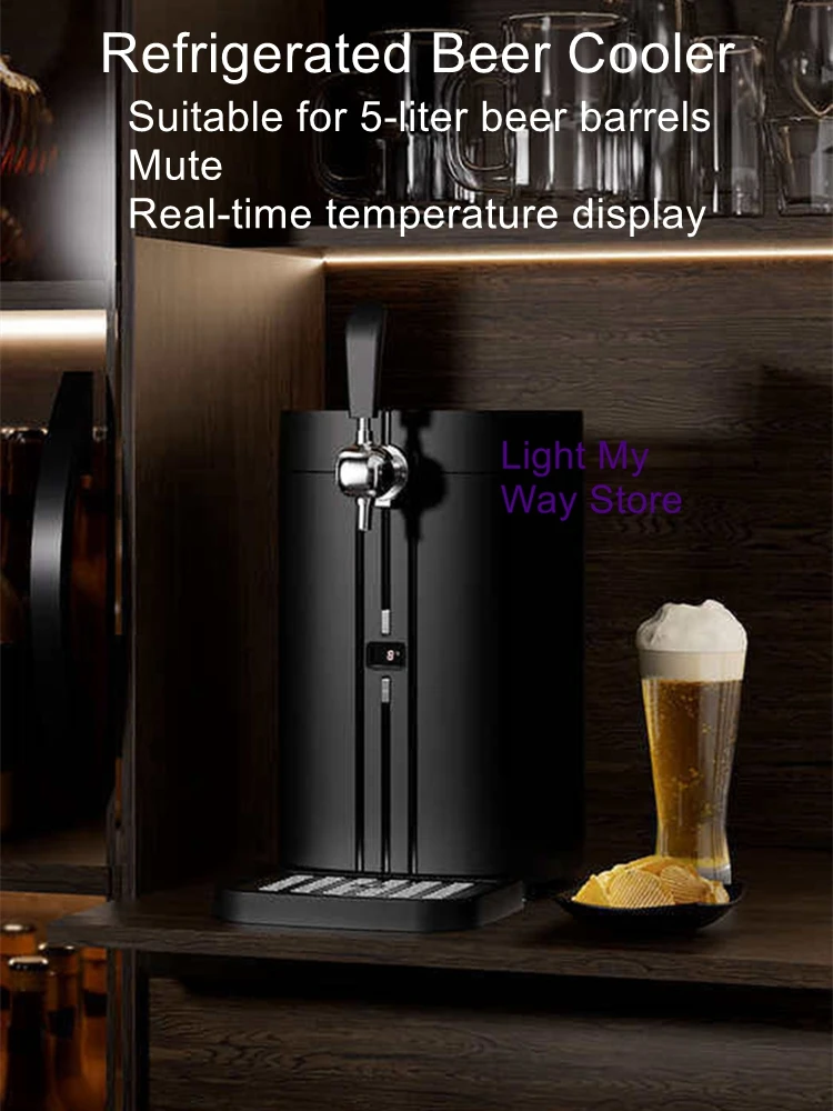 5-Liter Semiconductor-Cooled Bar Beer Dispenser  Draft Beer Dispenser  For Cafés and Home Use