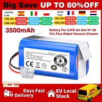 Original 14.8V 2600mah 3500mah Lithium Battery For ILIFE A4 A4s V7 A6 V7s Plus Robot Vacuum Cleaner INR18650 M26-4S1P battery