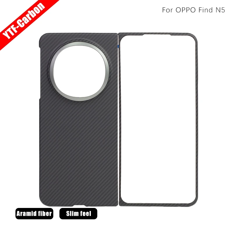 

YTF-Carbon Carbon fiber case For OPPO Find N5 Anti-fall Aramid Fiber case Design cover Ultra-thin and ultra-light
