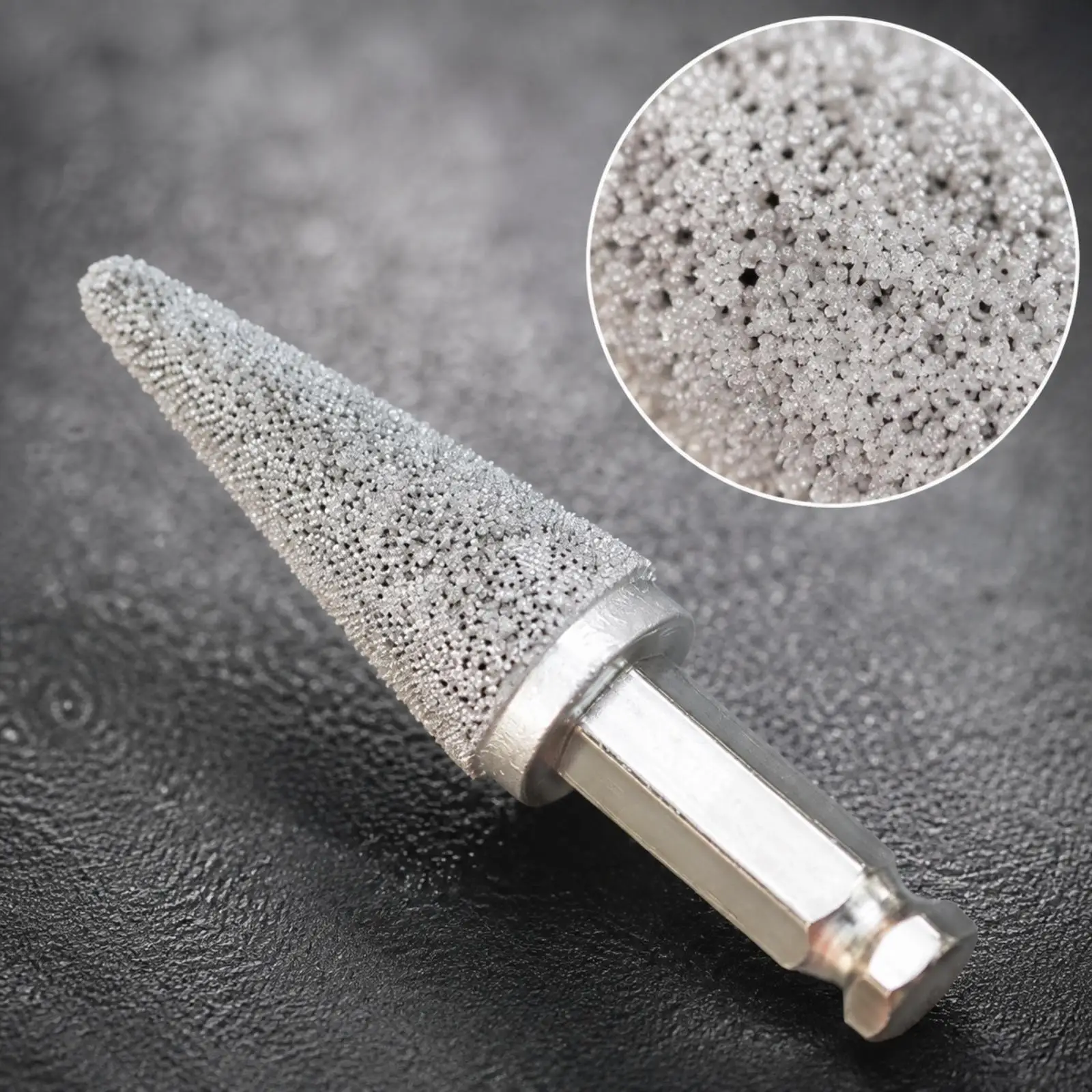 Aluminum Oxide Tire Grinding Wheel Cone Head for Rubber Surface Prep Rotary Tool Accessory