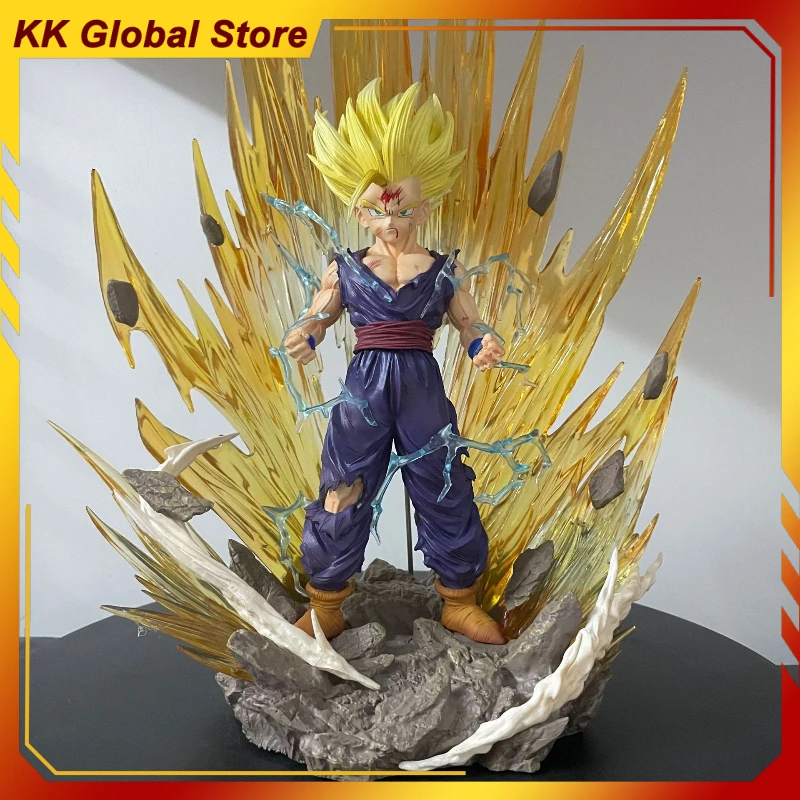 

38 см HB Son Gohan Dragon Ball аниме фигурка периферийная модель сцена статуя украшения для рабочего стола детские подарки на день рождения игрушки