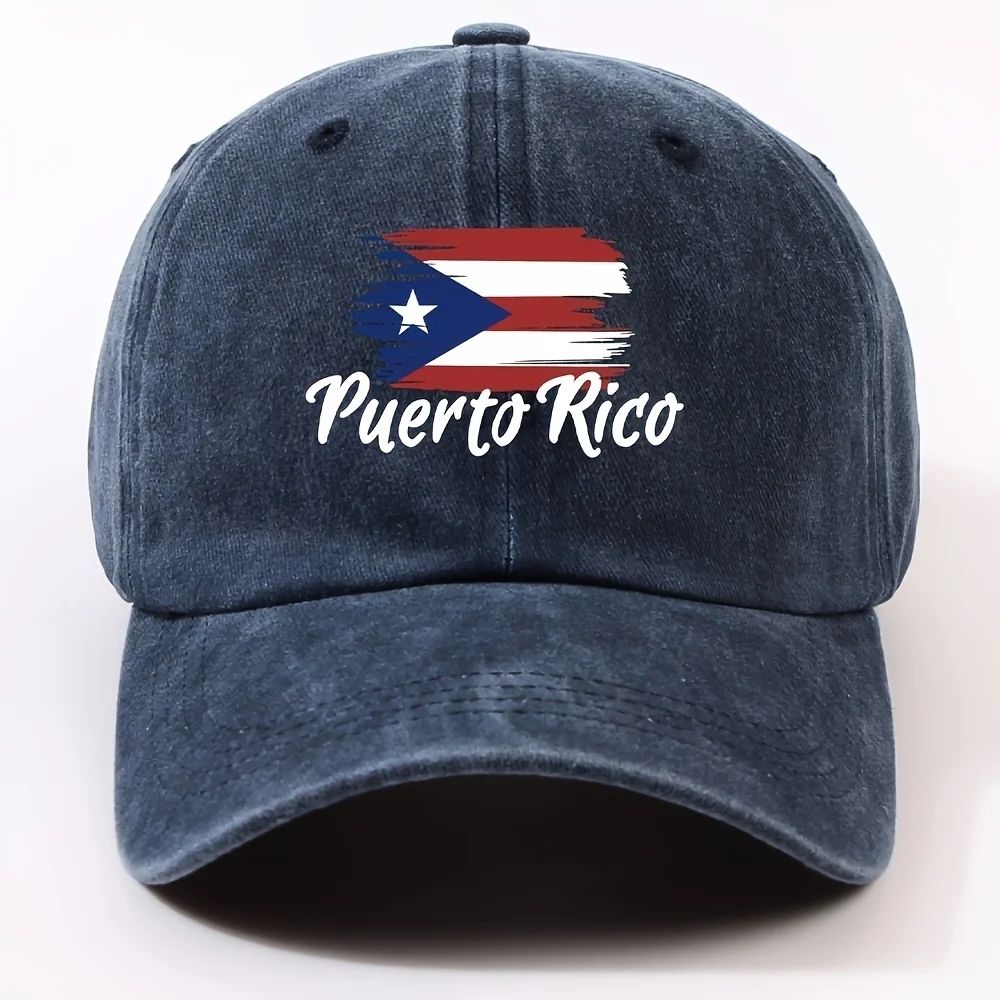 Men's And Women's All-purpose Fashion Flag And Monogram Print Baseball Cap - Adjustable Dad Cap for Outdoor Activities