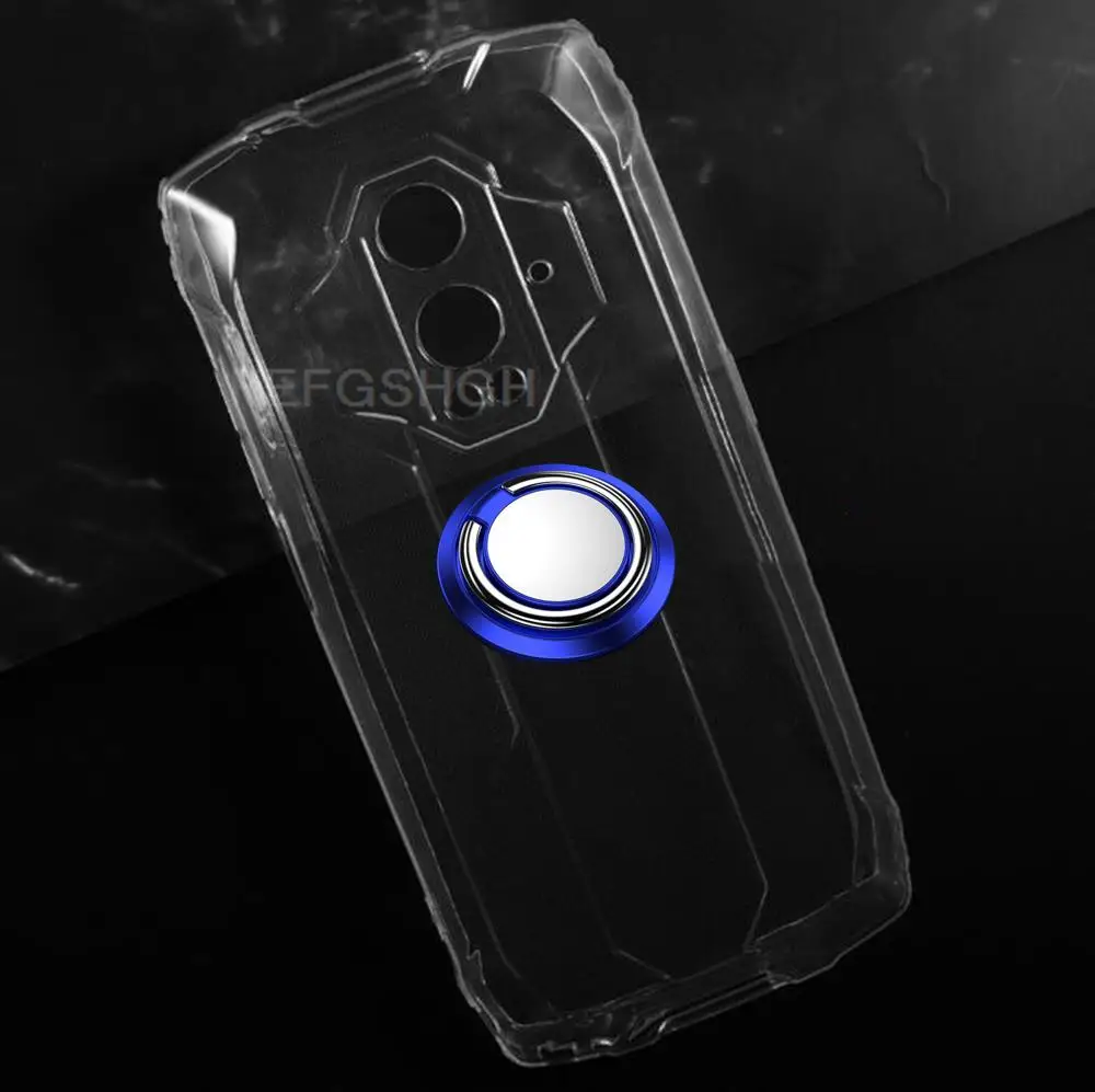 Fashion Cover FOR Blackview BV9300 Pro 6.7"BlackviewBV9300 BV 9300 Pro Metal Ring Holder Magnetic TPU Back Phone Case view 2