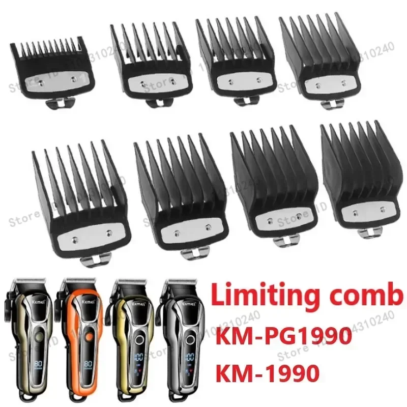 Kemei Multifunktionaler Elektrischer Haarschneider Km-PG1990A Wiederaufladbarer Rasierer Professioneller Friseur-Haarschneider mit Verstellbarem Kopf – Detail 10