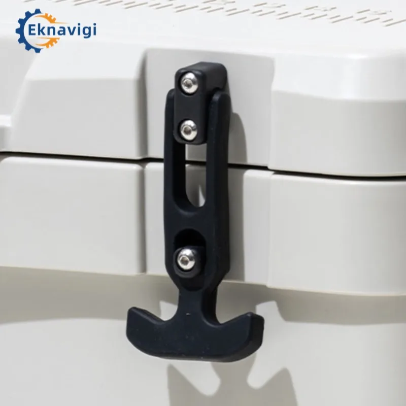 2PCS Insulated Box, Fishing Box, Hardware, Rubber, Elastic Shock-absorbing Fasteners, Hood Lock Fasteners