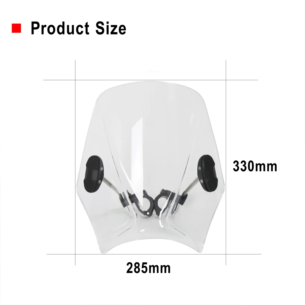 For GUERRILLA 450 guerrilla 450 Motorcycles Deflector Retro Windshield  Custom Compact Sport Wind
