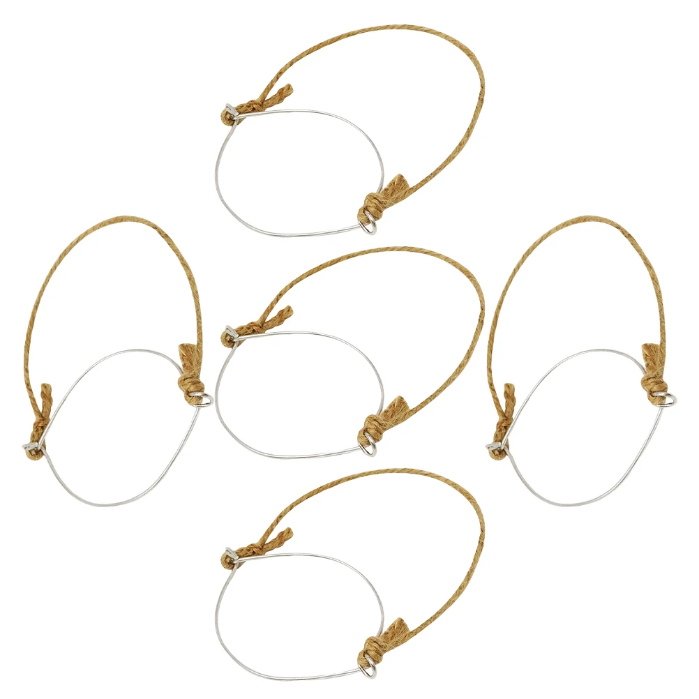 

5pcs Mason Handles Stainless Steel Hooks Canning Jars Hanger Wide Mouth Lids Organizer Storage Flower Vase Hanging Tool Glass