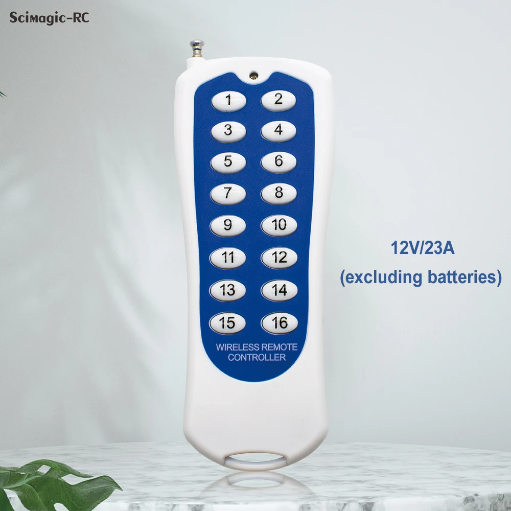 Imagem -03 - Interruptor sem Fio para Controle de Luz com Relés Placa de Relé 433mhz rf 16 Canais 12v 24v