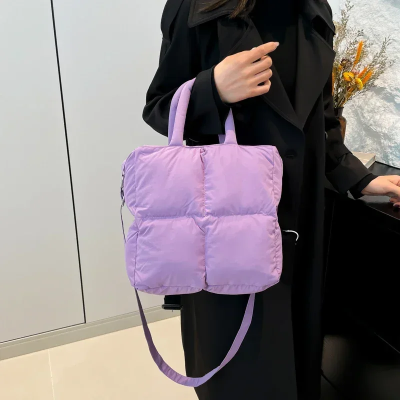 

Zipper Solid Color Oxford Large Capacity Tote Bag Fashion Soft Versatile Popular Handbag 2026 Hot Selling Popular Shoulder Bags