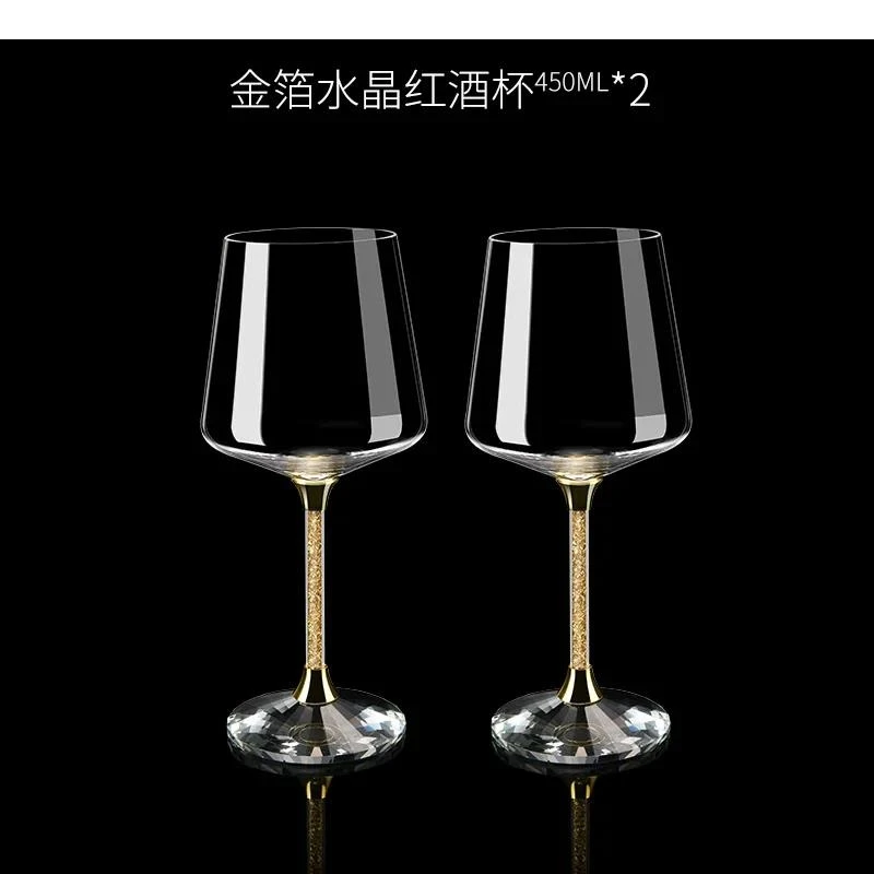 الشمال ضوء فاخر الذهب احباط كريستال زجاج كأس و الدورق مجموعة الأسرة حزب بار النبيذ الشمبانيا كوكتيل #5