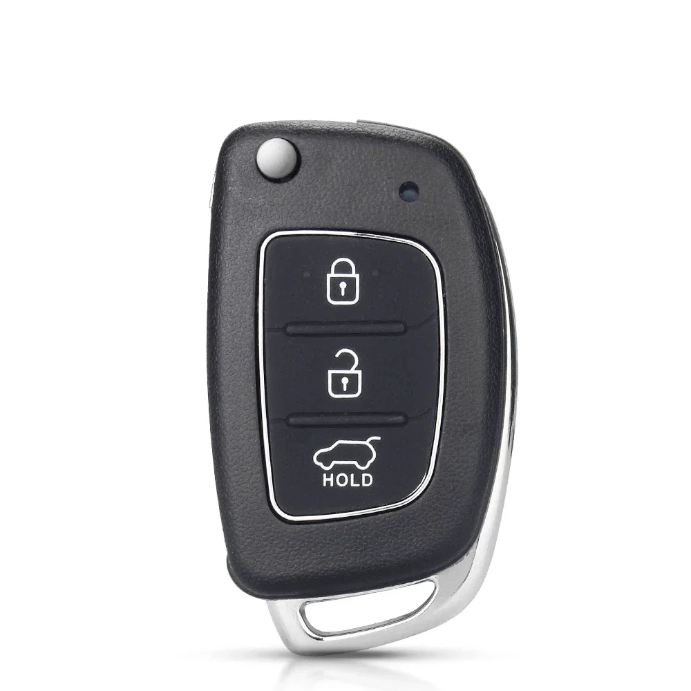 KEYYOU 1Pcs 3 Button Flip Remote Car Key Case For Hyundai Solaris Verna ELANTRA Santa Fe i10 i20 i30 i35 i40 IX35 IX45 Key Shell