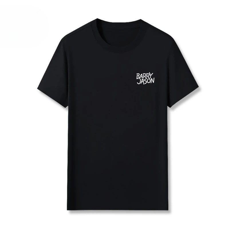 

2025 Summer cotton round-neck short-sleeved casual loose men's and women's T-shirts new trendy letter-printed tops