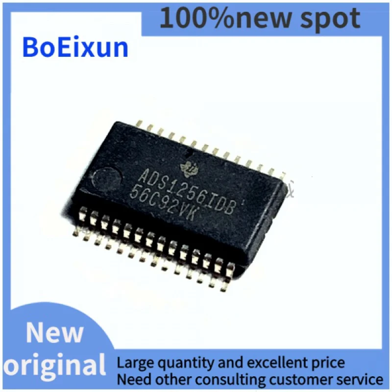 100% New Original ADS1256 ADS1256IDB SSOP28 Analog-to-Digital Converter ChipIC Brand New Imported Original