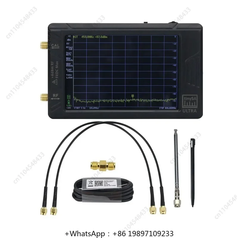 New ULTRA 100k-5.3GHz RF Signal Generator Handheld Tiny Spectrum Analyzer With 4inch Display For TinySA