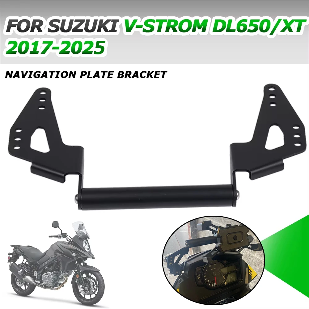 Vstrom DL650 Phone Mount Bracket For Suzuki V-Strom DL650 DL 650 XT 2022 2023 Motorcycle Navigation Windshield GPS Phone Holder