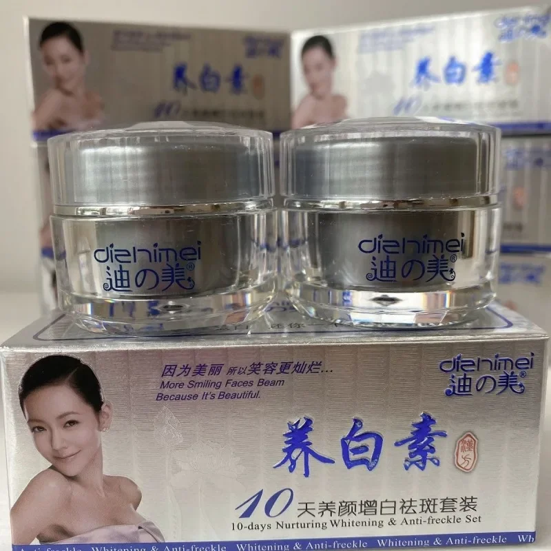 DIZHIMEI 10-days Nurturing Whitening Anti-freckle Day and Night Cream Set Beauty & Health Face Moisturizing Skin Care Kits