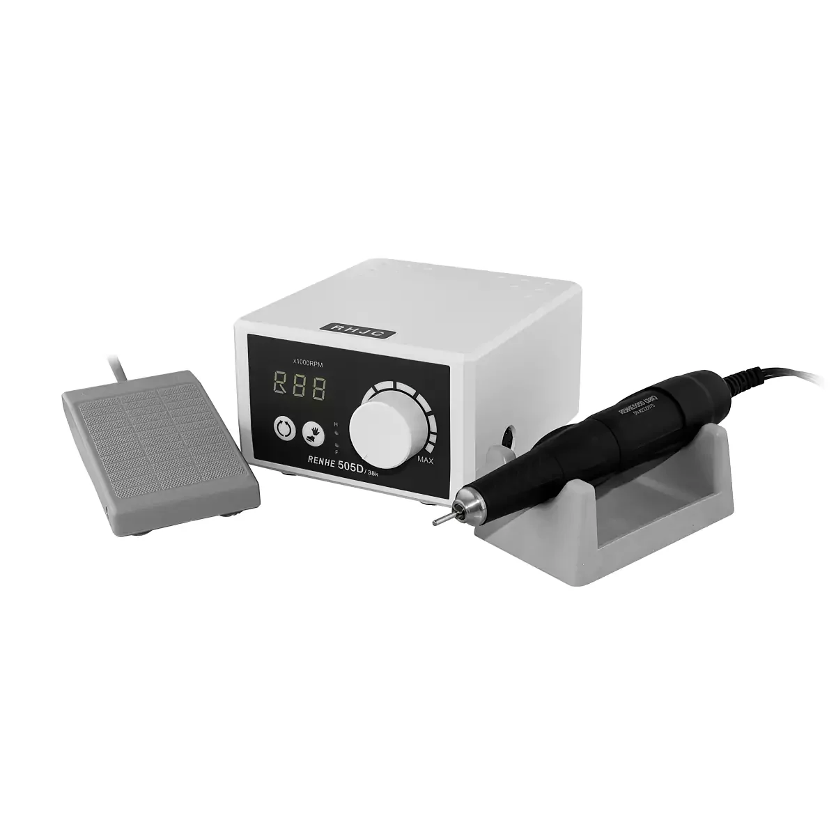 REN HE 505D 38000 RPM High Speed Low Noise Plastic Pre-cure Handpiece Micromotor Jewelry Rotary Polishing Brush Motor