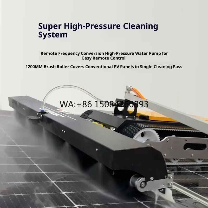 Smart Solar PV Washer, Wet Dry Dual Mode, Anti Corrosion Structure for Complex Outdoor Photovoltaic Working Environments