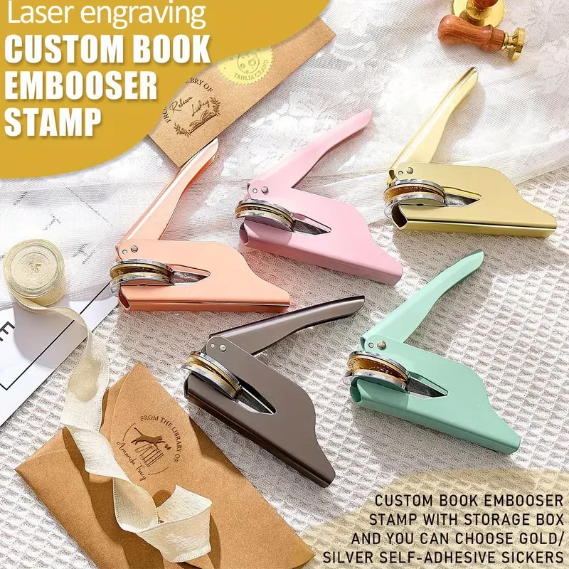 

Свадебный штамп для тиснения с логотипом, персонализированная тисненая печать, настройка для головы письма, свадебный конверт, библиотечные штампы