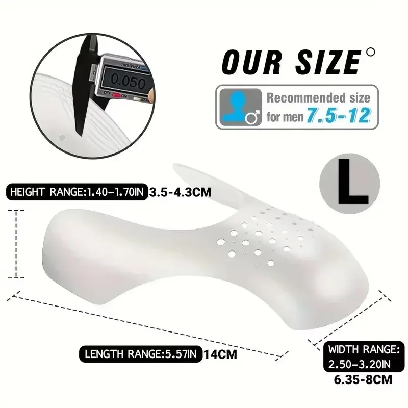 Crease Protector Shoe Care Sneaker Anti Crease Toe Caps Protector Stretcher Expander Shaper Support Pad Shoes Accessories