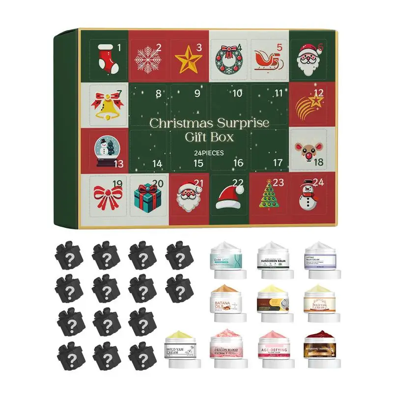 

Beauty Skin Care Advent Calendar Christmas 2024 Advent Countdown Facial Skin Care Set 24 Days Christmas Countdown Calendar Skin