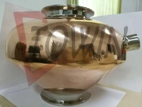 300mm Red Copper Whisky Rum Helmet for Moonshine Stills and Alcohol Processing