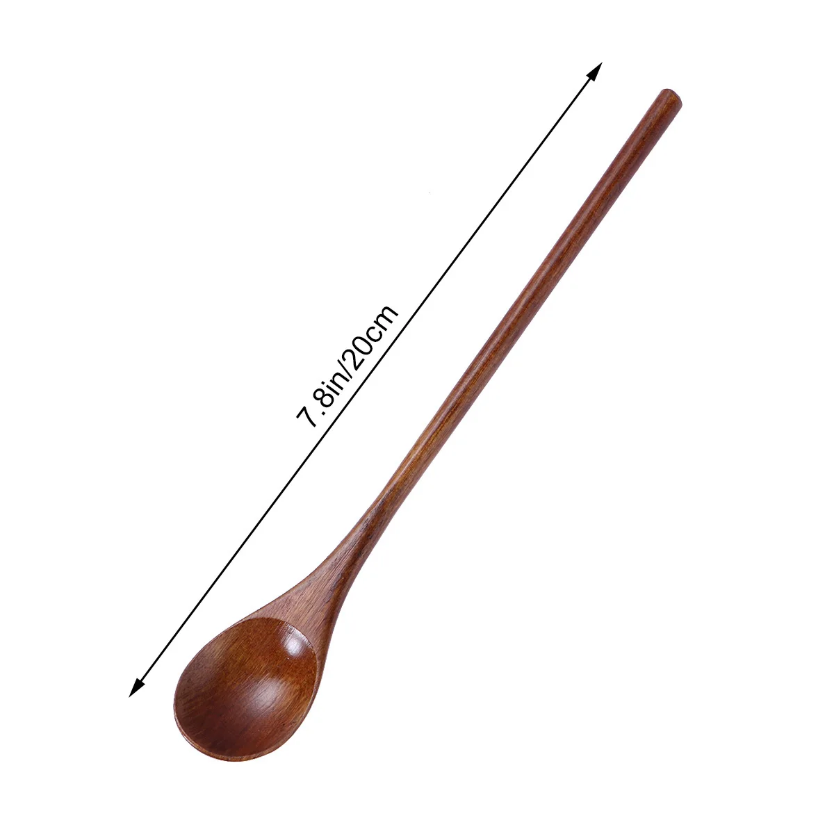 

5pcs Natural Wooden Stirring Spoon Set For Mixing Cooking Eating Tea Coffee Dessert Kitchen Tools Wood Spoons Home Hotel