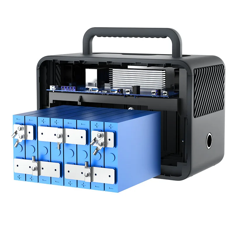600W All in One Solar Generator, Integrated Inverter, Lightweight Home Emergency Backup