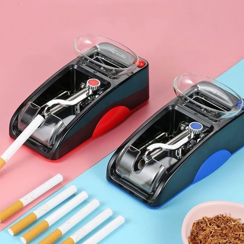 

Portable Cigarette Maker Electric Automatic Filling 6.5/8mm Caliber Cigar Roller Tobacco Rolling Machine EU US Plug Smoking Tool