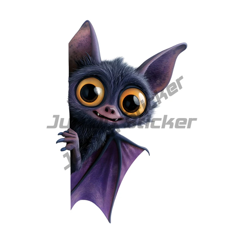 

Cute Bat Break The Wall Car Sticker, Waterproof Vinyl Material Accessories, Interesting for Cars, Trucks, Motorcycles