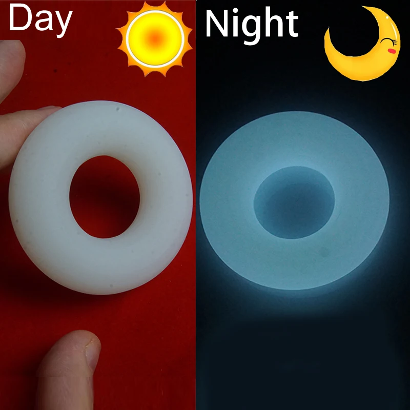 Silicone Semen Lock Cock Ring,Delay Ejaculation Dick Erection Penis Rings Testicles Scrotum,Cockring Men Sex Toys,GLOW IN DARK