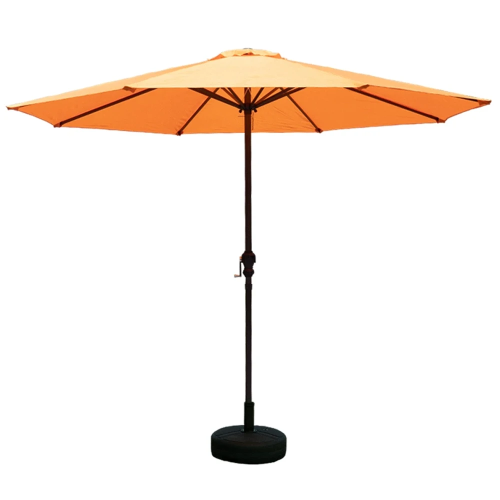 Big Size Garden Outdoor Patio Umbrella with Solar Lights Hydraulic Outdoor Waterproof Poolside Umbrella 2m