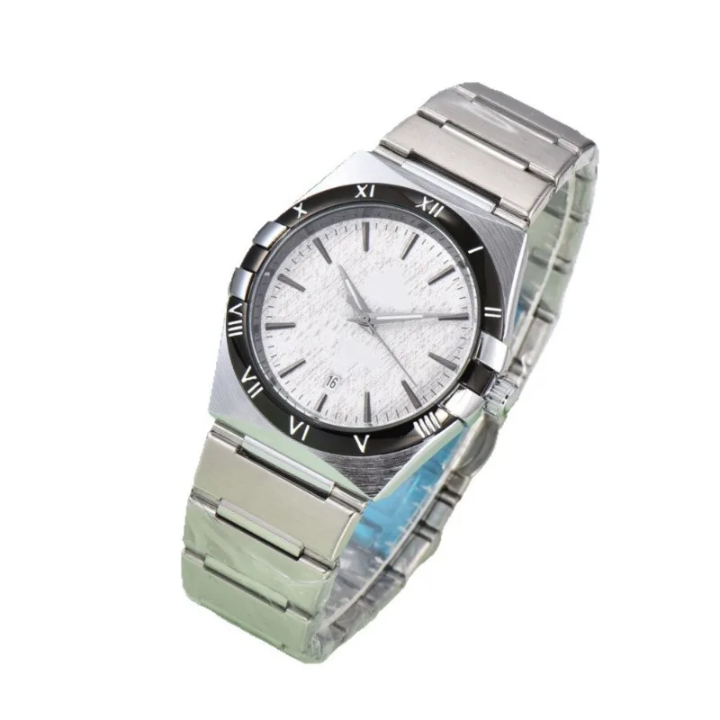 ​ ​ ساعة كوارتز مضيئة مقاومة للماء لعام 2025 للرجال والنساء، سوار ستانلس ستيل 50 متر، تقويم، مقاومة للصدمات، الأعمال