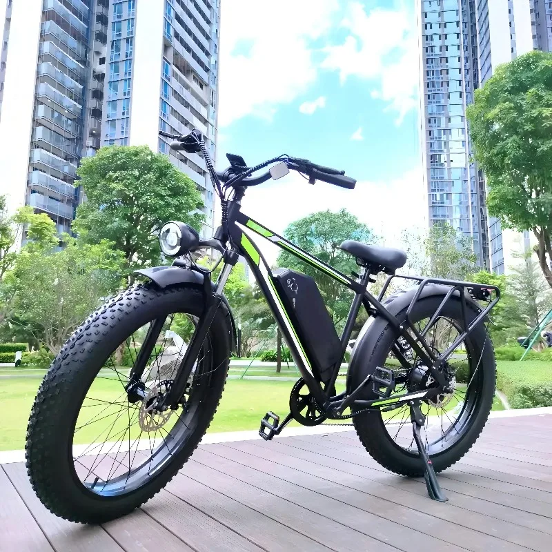 

SXLL EB26 Warehouse Electric Bike 2000W Dual Motor 48v 26 Inch 7 Speed Dual Battery Electric Bike
