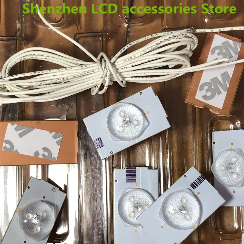 40 أجزاء/وحدة ل konka 3 فولت عدسة الكريستال السائل التلفزيون تجديد LED LED حامل مصباح 32 بوصة-65 بوصة مجددة LED حامل مصباح