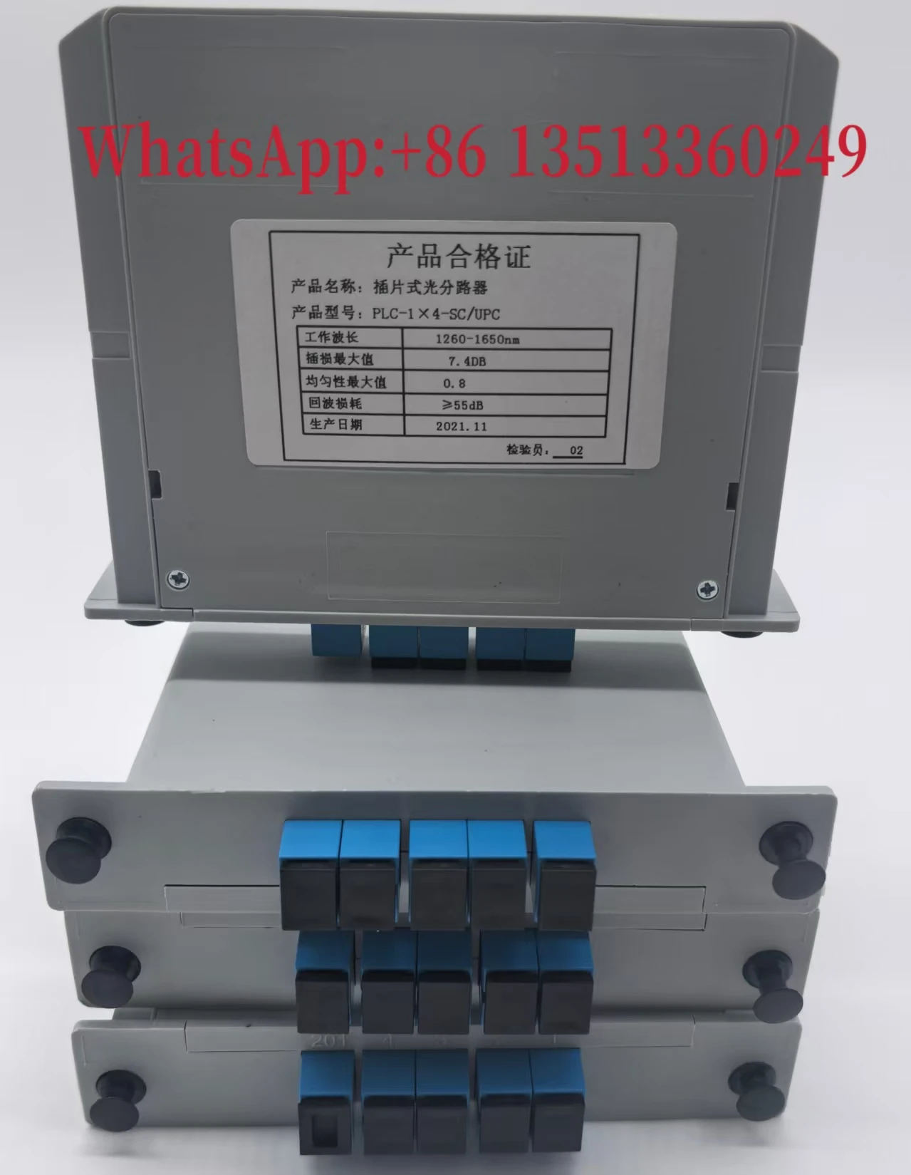 splitter-in-fibra-di-tipo-scheda-1-4-sc-upc-fibra-ottica-plc-splitter-infrastructura-di-rete-ftth-ftth-apparecchiature-e-hardware-di-rete