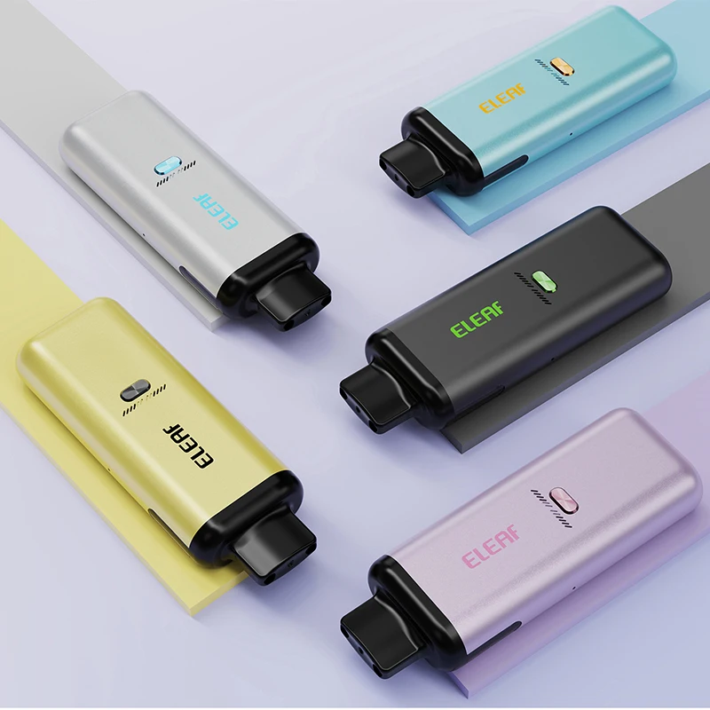 طقم مزيج Eleaf IORE الأصلي بطارية 24 وات Vape 1100 مللي أمبير في الساعة مع خرطوشة جراب مزدوجة 2 مل 1.0ohm E مبخر السجائر #6