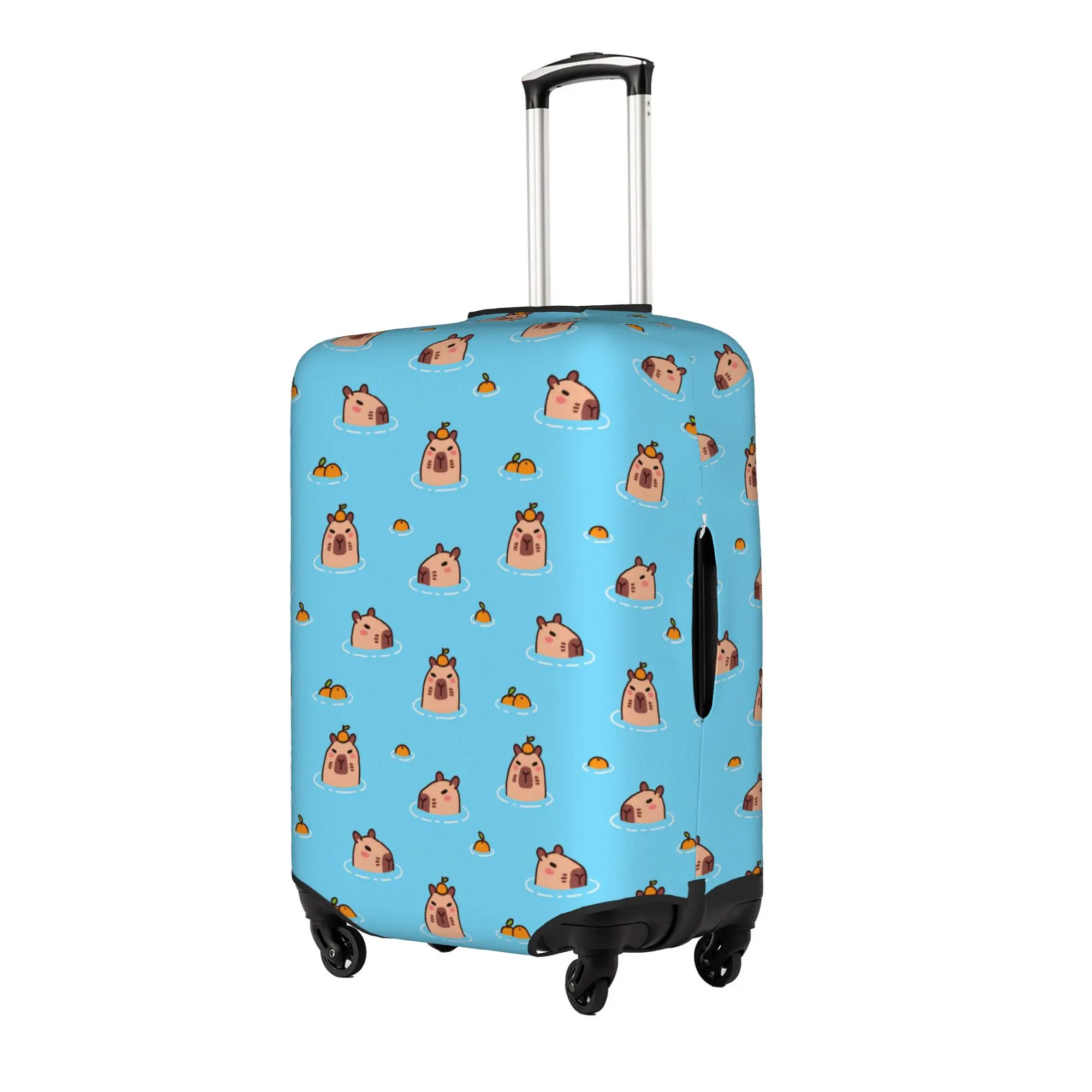 Capybara Funny Colourful Creative  Luggage Cover Cute  Suitcase Protector Covers Suit For 18-32 inch