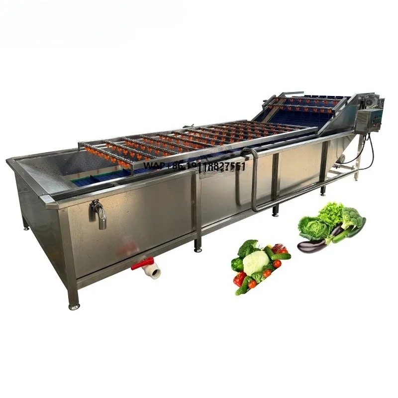 JOHTANK Automatic Vegetable and Fruit Bubble Washing Machine for Lemon, Orange, , Carrot, Potato, Tomato Efficient Cleaning