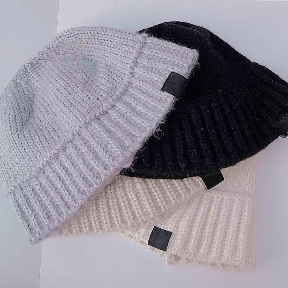 Fashion Knitted Woolen Hats for Men Women Autumn Winter Warm Beanie Jisung Simple Design Dance Shopping Fashion Caps Fans Gifts