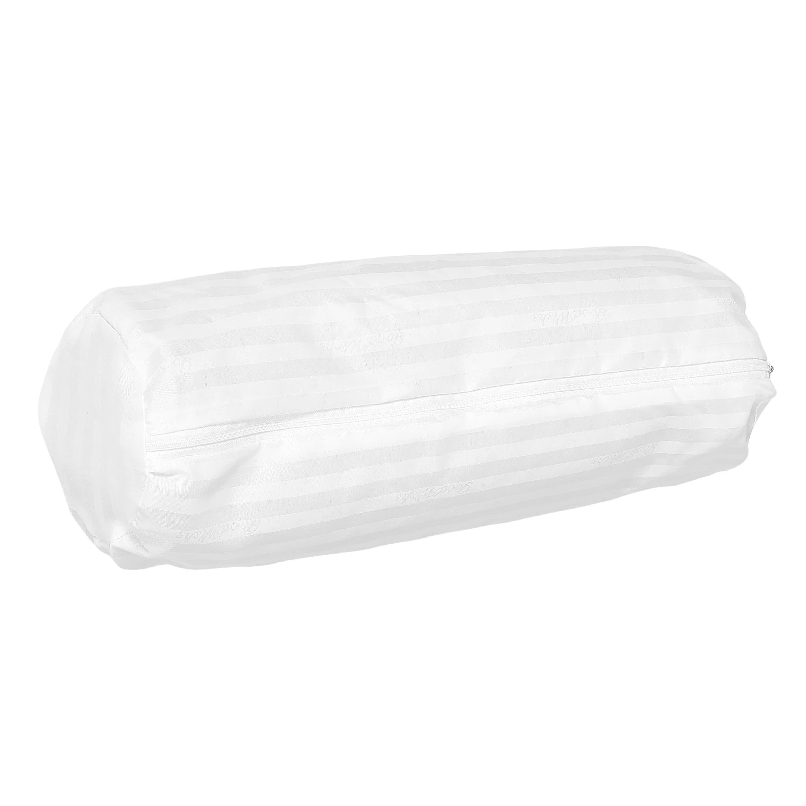 

Round Pillow Breathable Removable Liner Hidden Zipper Washable Neck Covers White Cervical Cylindrical Cylinder Pillow