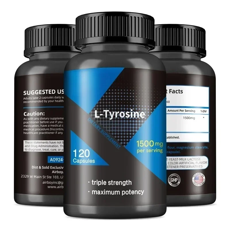 L-Tyrosine - Supports Natural Energy Production, Sports Nutrition, Supports Memory and ConcentrationSupplements