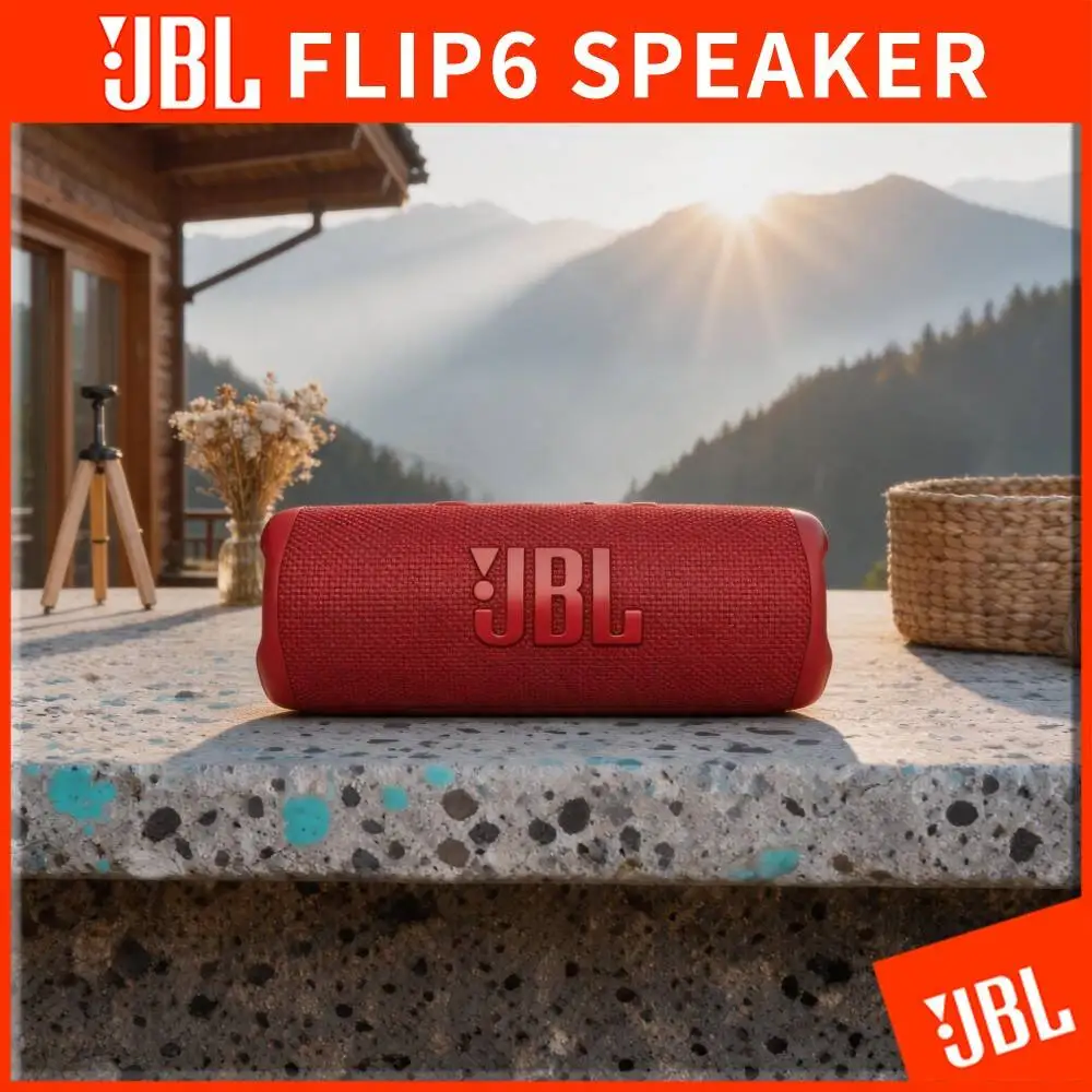 JBL FLIP6 Deep Bass Outdoor Bluetooth Speaker For Backyard Gathering For Travel Picnic Party 12H Long Playback