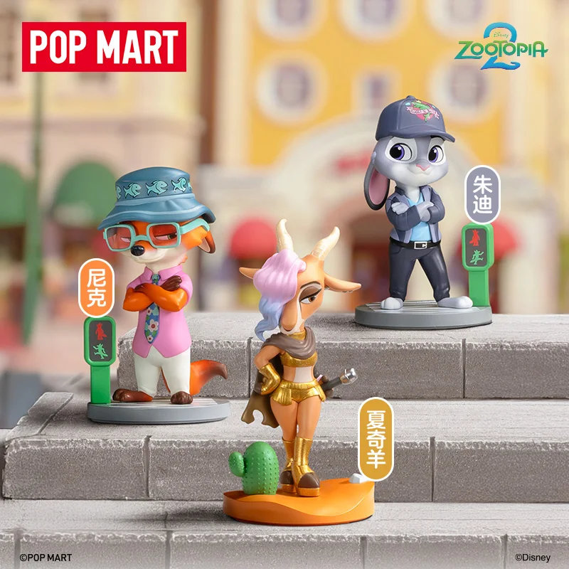 NEW POPMART DISNEY ZOOTOPIA NEXT ADVENTURE Series Blind Box Toys Kawaii Anime Action Figure Surprise Box Girls Trendy Xmas Gift