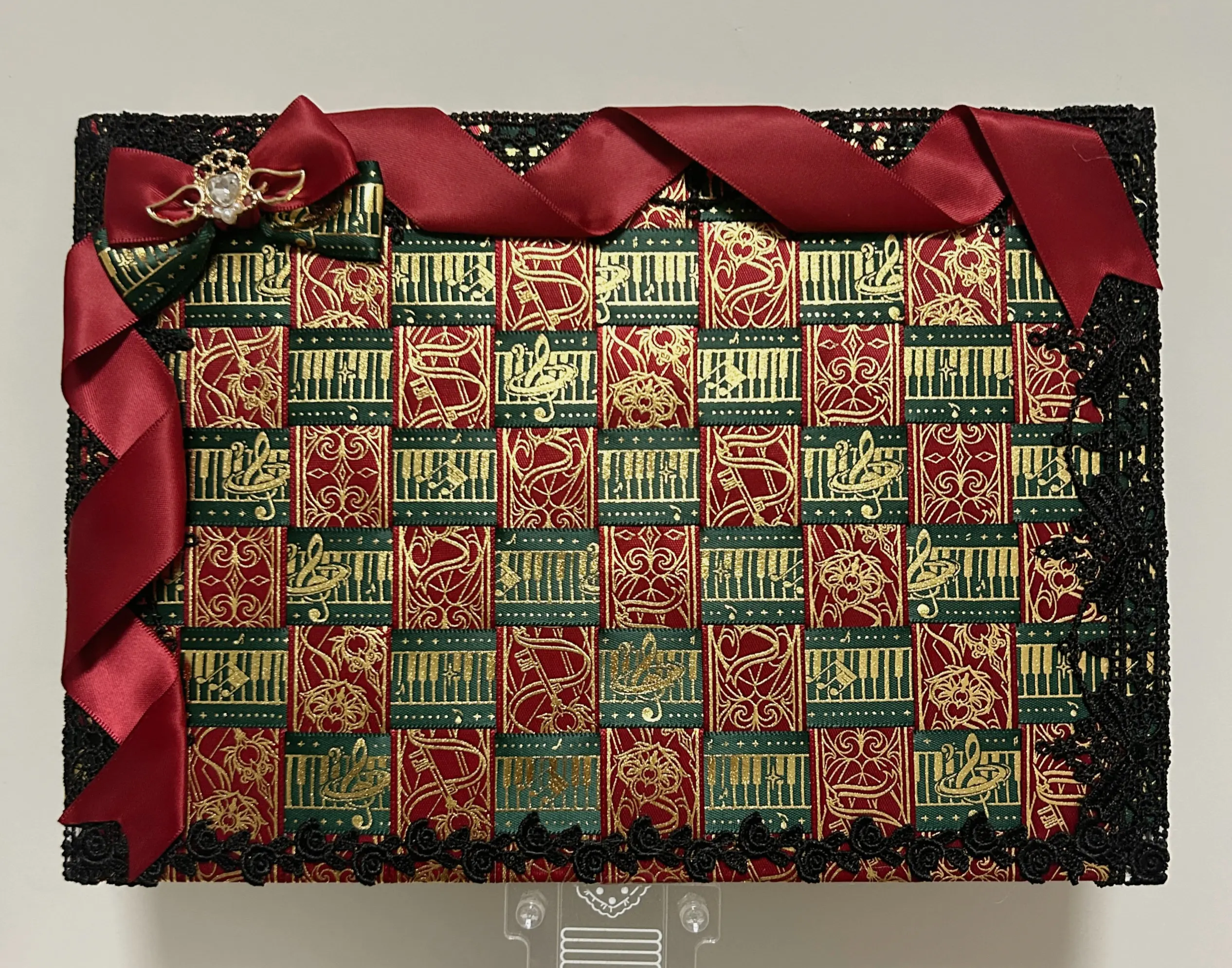 Lta Bag Pain Board Finished Plaid Bow Tie Bag Background Board Wego Ribbon Pain Bag Decoration