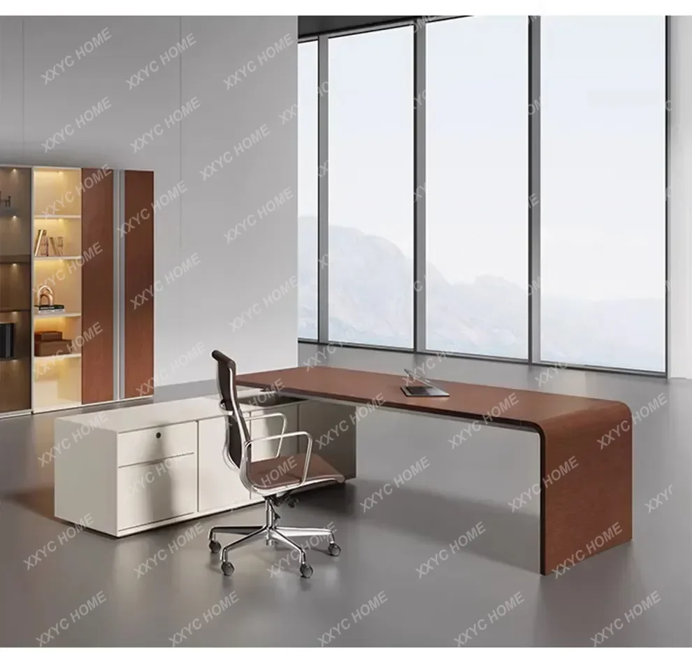 CX  Modern Executive Desk Office Computer Table For Boss Manager Luxury Simple Design