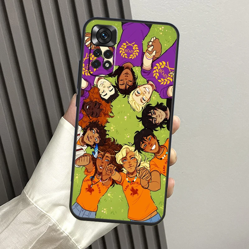 P-Percy Jackson Cartoon Case For Xiaomi Redmi Note 11 11S 10 10S 9 9S 8 12 Pro Redmi 9 10 12C 9C 9T 10A 10C Cover