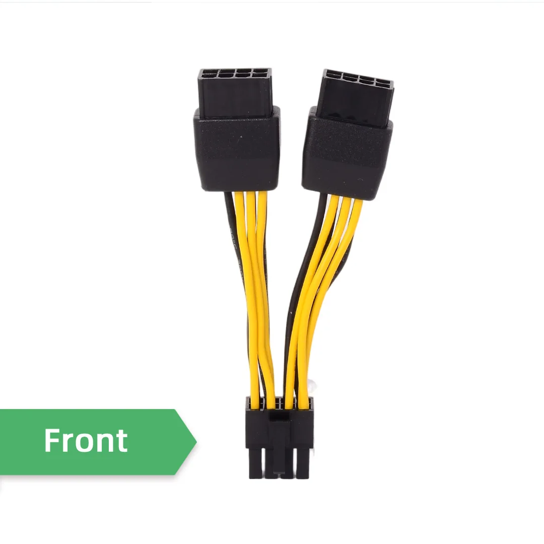 Graphics Card GPU Adapter Cable For NVIDIA Tesla M40 M60 P40 P100 V100 A100 Dual Female 8P to 8P Male Data Transmission Adapter